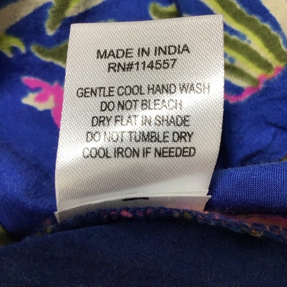 THML Blue and Pink Floral Blouse - Picture 9 of 11